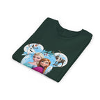 Girls' Frozen Princesses Youth Tee – Elsa & Anna Winter Friends Shirt
