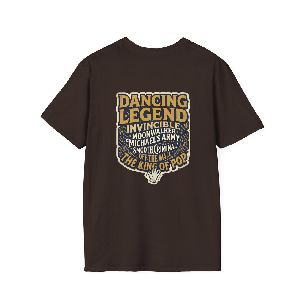 Dancing Legend T-Shirt — "The King of Pop" Retro Michael Tribute.