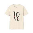 LOVE Heart Graphic T-Shirt — Romantic Valentine's Day Tee