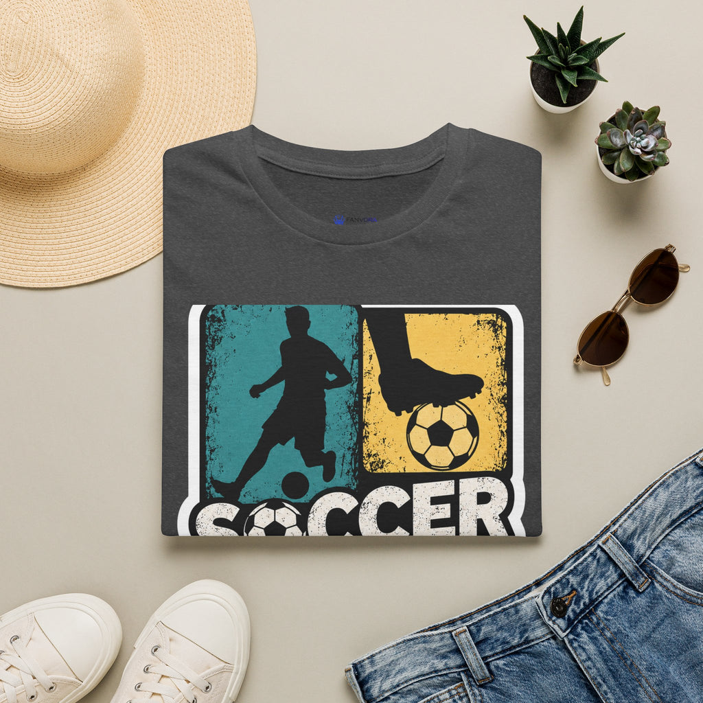 Soccer 2026 Retro colorful Graphic T-Shirt design.