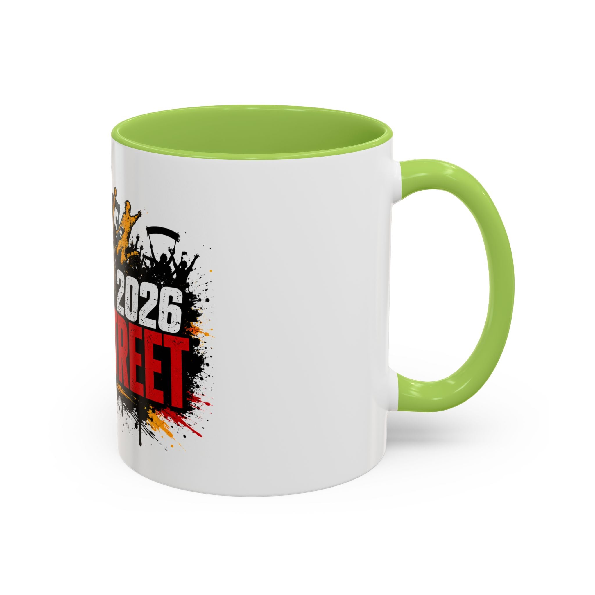 Soccer King Street 2026 Accent Coffee Mug — Crowned Soccer Ball Design (11/15oz)