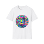 T-Shirt — King of Pop Forever Retro Neon Graphic Tee.
