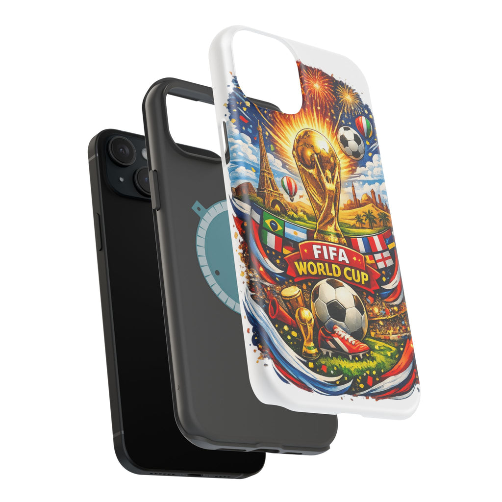 Soccer Magnetic Impact-Resistant Phone Case — FIFA Trophy Design