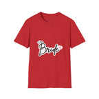 Bride T-Shirt — "The Bride" Bachelorette Tee with Heart