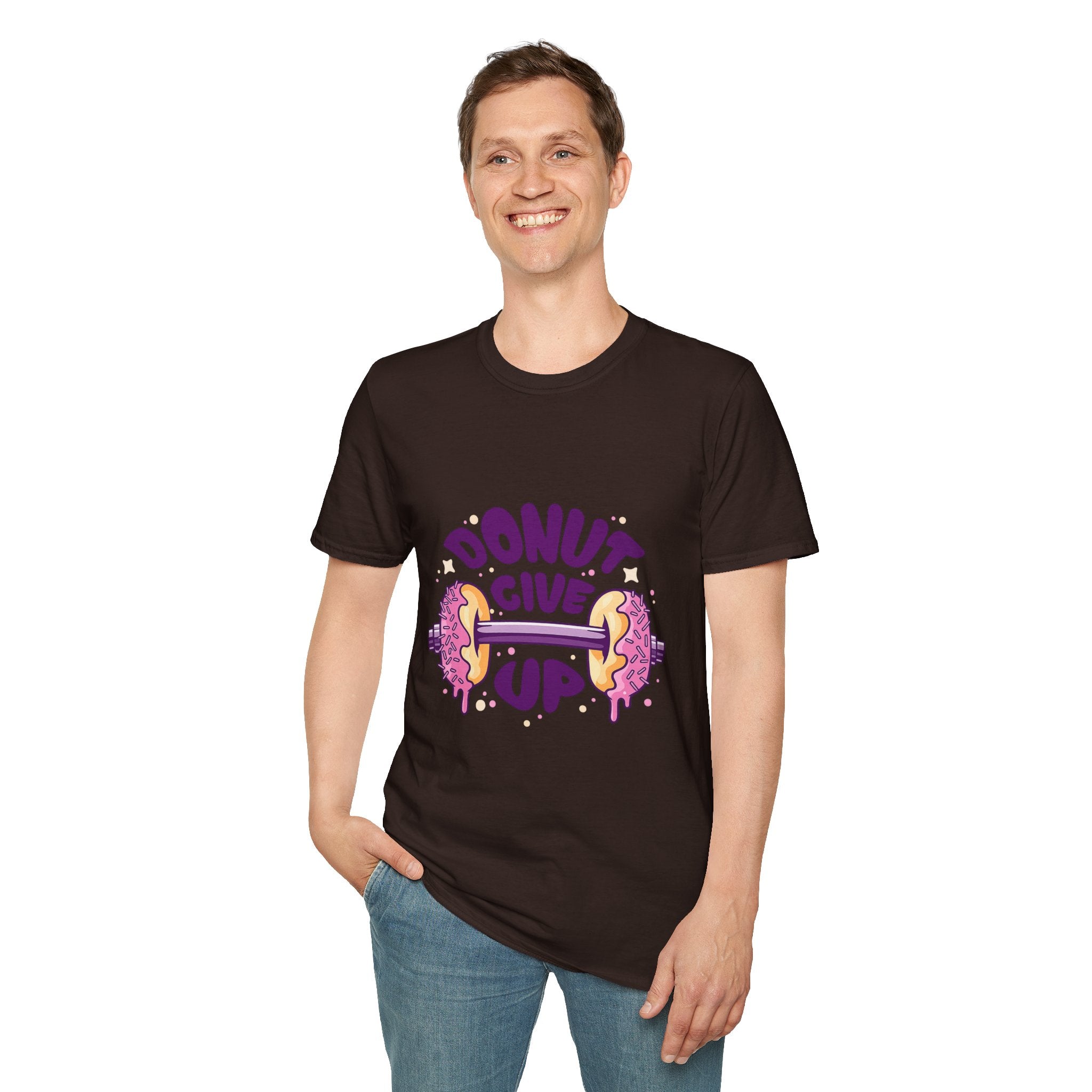Donut Give Up T-Shirt — Funny Motivational Doughnut Graphic Tee