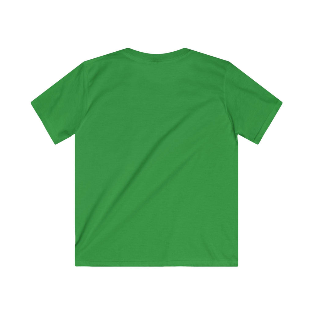 Kids Soccer Tee — "Unbeatable! and Invincible" Youth Soccer Graphic Shirt.