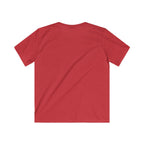 Kids Soccer Tee — "Unbeatable! and Invincible" Youth Soccer Graphic Shirt.