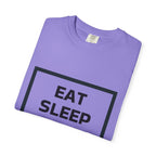 Unisex CR7 Fans Siuuu T-Shirt — Eat Sleep Siuuu Repeat Graphic Tee.