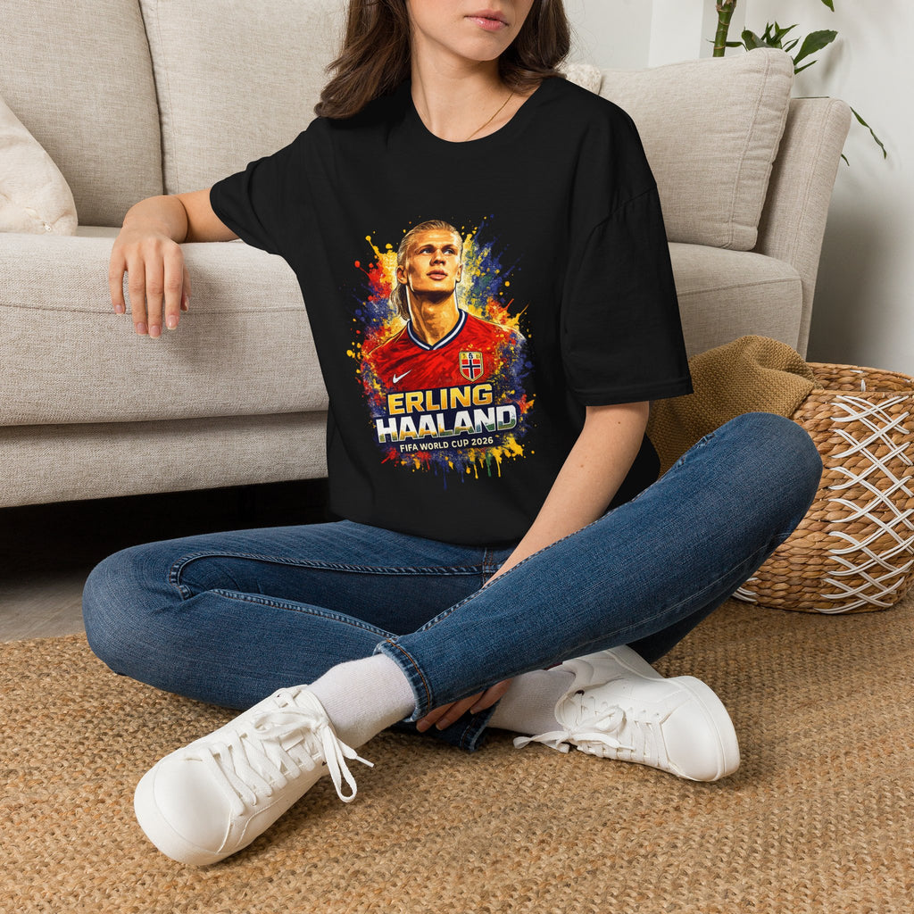 Norway legend Soccer T‑Shirt — Watercolor Portrait Football Tee