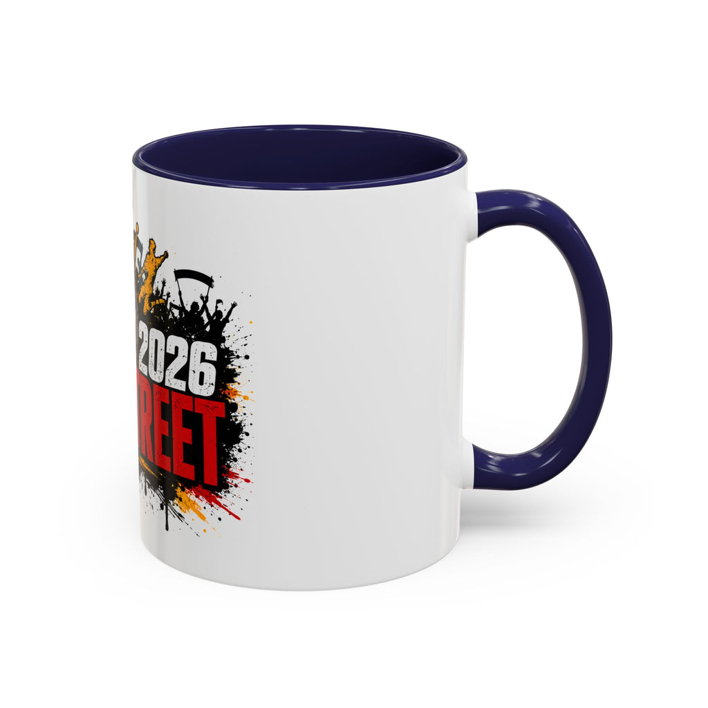 Soccer King Street 2026 Accent Coffee Mug — Crowned Soccer Ball Design (11/15oz)