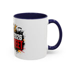 Soccer King Street 2026 Accent Coffee Mug — Crowned Soccer Ball Design (11/15oz)