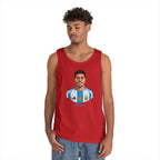 "I am Here to Stay" Argentina Soccer Star Tank Top — Jersey Portrait World Cup 2026.