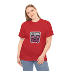 Strong and Pretty Tee — 'Strong and Pretty' Fitness Graphic T-Shirt