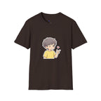 Cute Boy Cartoon Heart T-Shirt – Kawaii Cute Kid Character Tee