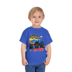 Toddler Tee - "Extreme Adventure 4x4 Off Road" Blue Monster Truck.