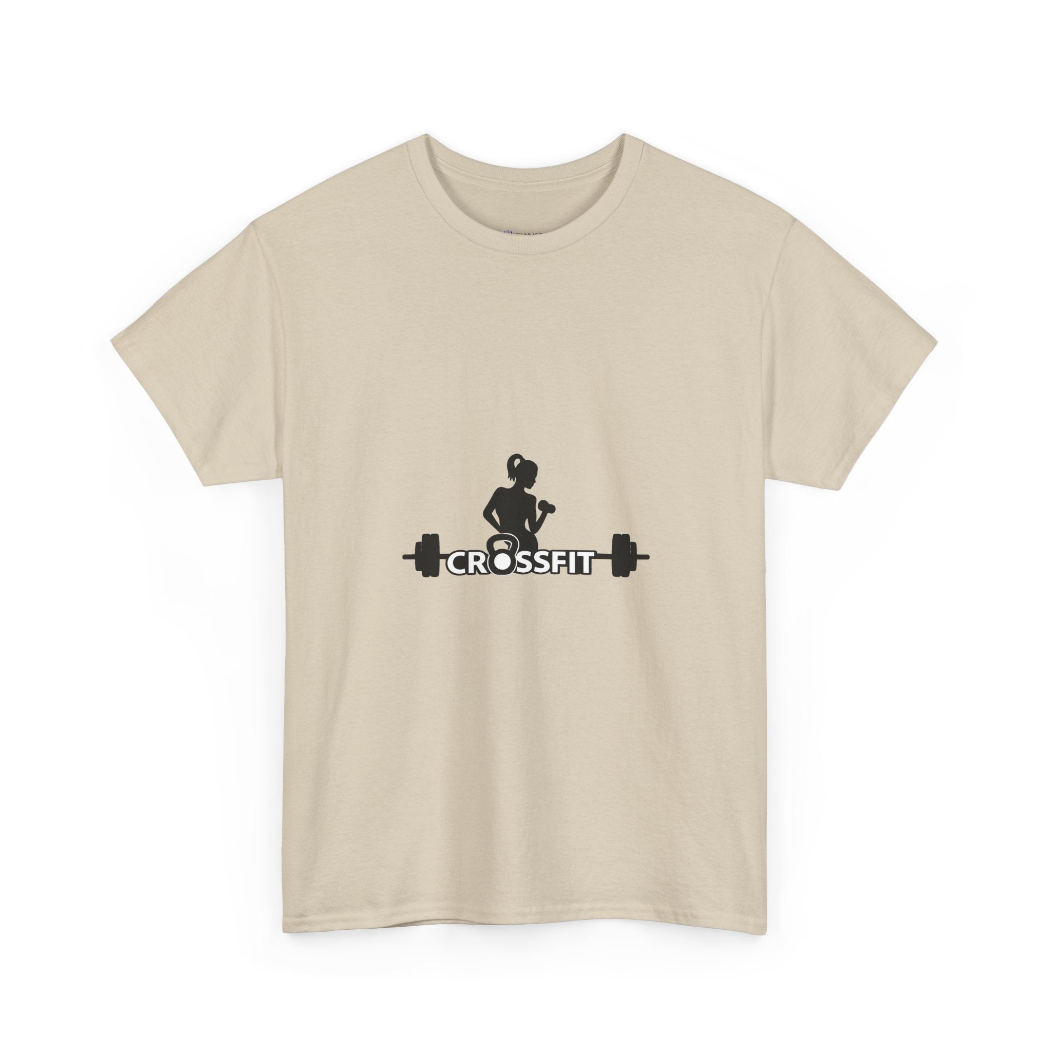 CrossFit Weightlifter T-Shirt — Barbell Silhouette Gym Tee