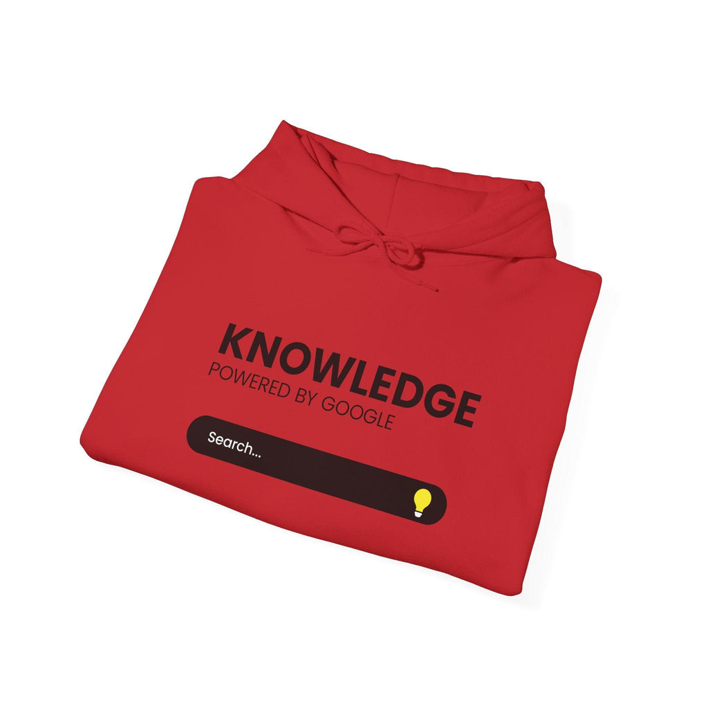 Knowledge Search Hoodie — "Knowledge Powered by Google" Pullover.