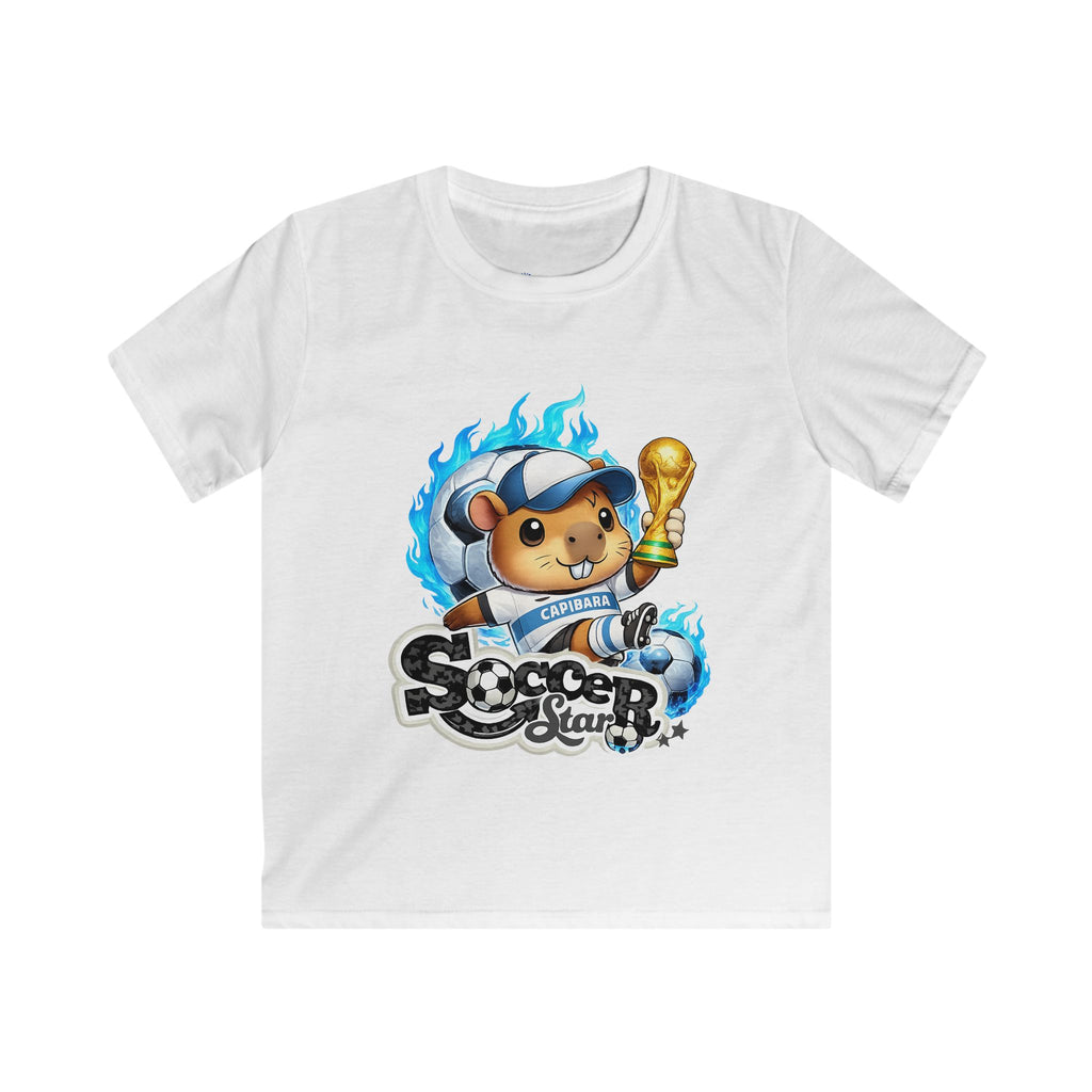 Kids Soccer Star Tee — Cute Bear Champion  Shirt for Boys & Girls