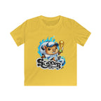 Kids Soccer Star Tee — Cute Bear Champion  Shirt for Boys & Girls