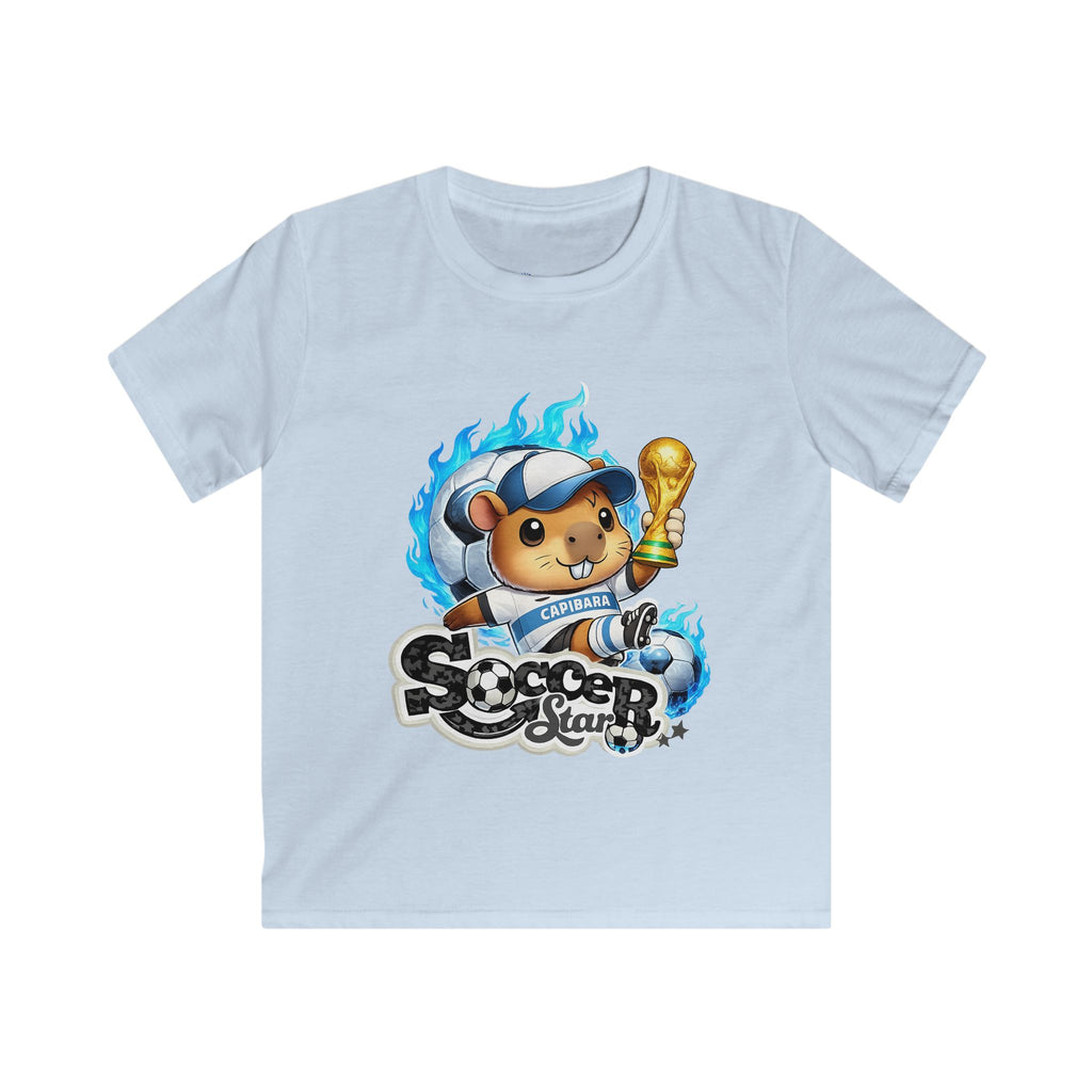 Kids Soccer Star Tee — Cute Bear Champion  Shirt for Boys & Girls