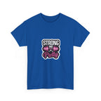 Strong and Pretty Tee — 'Strong and Pretty' Fitness Graphic T-Shirt