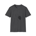 T-Shirt — Boy Hugging Heart Ghost Cute Minimalist Graphic Tee