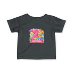 2nd Birthday Infant Tee - Cute Giraffe & Balloons Happy Birthday Shirt
