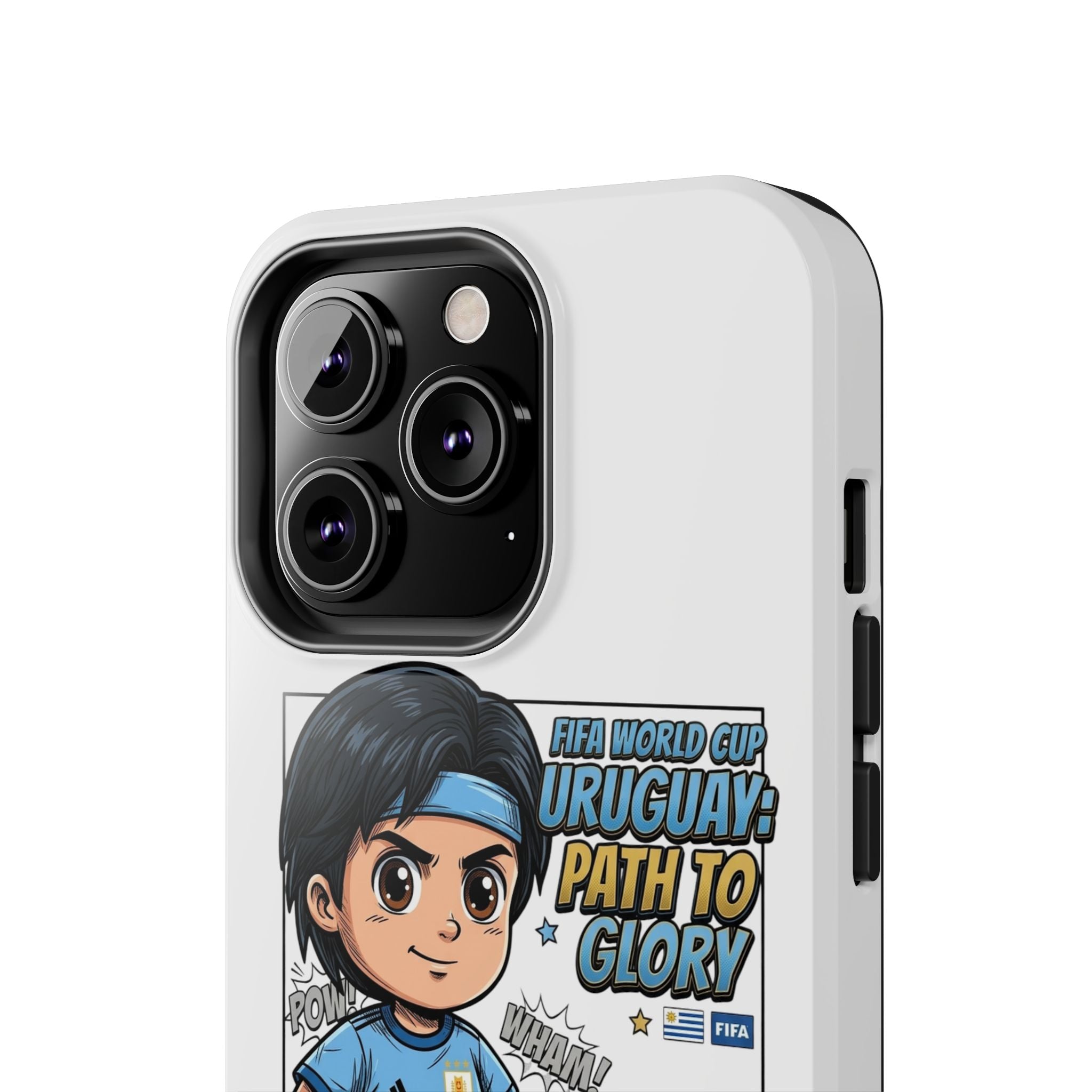 Uruguay Soccer Phone Case — Path to Glory "Goal!" Design