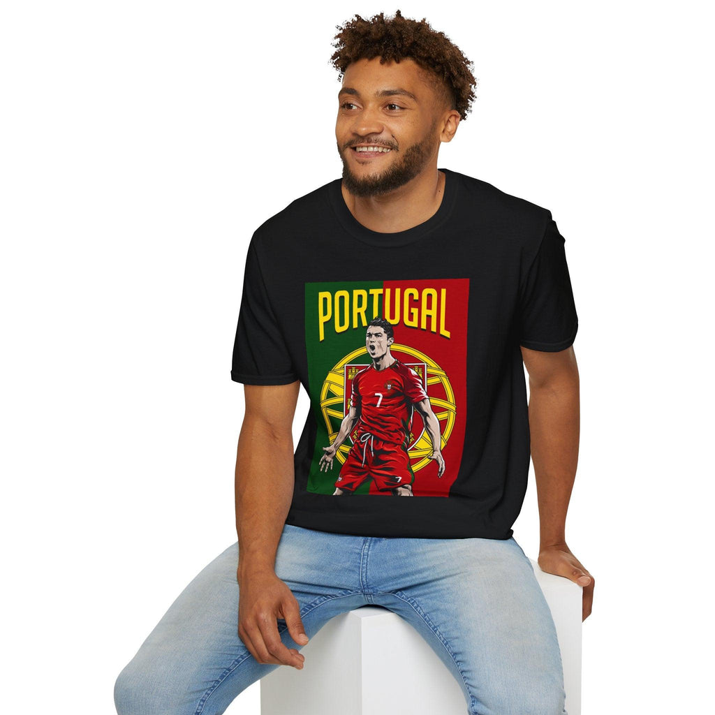 Portugal Soccer Tee — National Team Player Graphic T-Shirt.