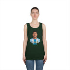 "I am Here to Stay" Argentina Soccer Star Tank Top — Jersey Portrait World Cup 2026.