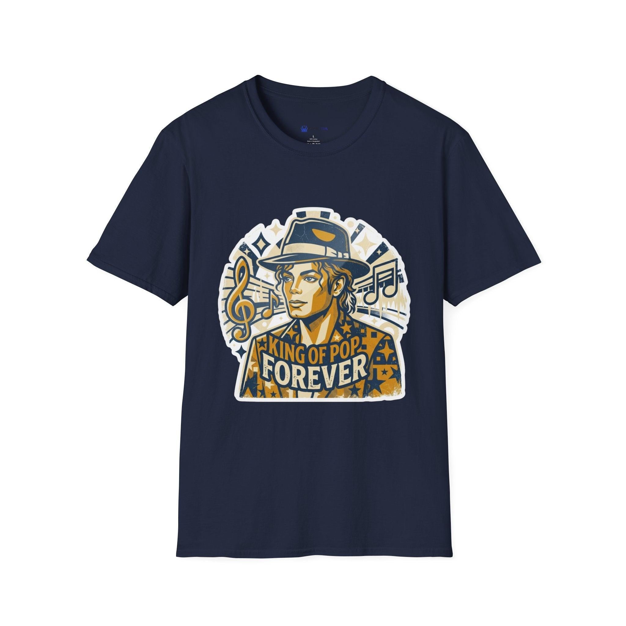 King of Pop Forever T-Shirt — MJ Legacy Graphic Tee.