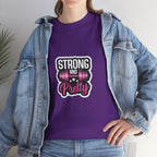 Strong and Pretty Tee — 'Strong and Pretty' Fitness Graphic T-Shirt