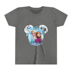 Girls' Frozen Princesses Youth Tee – Elsa & Anna Winter Friends Shirt