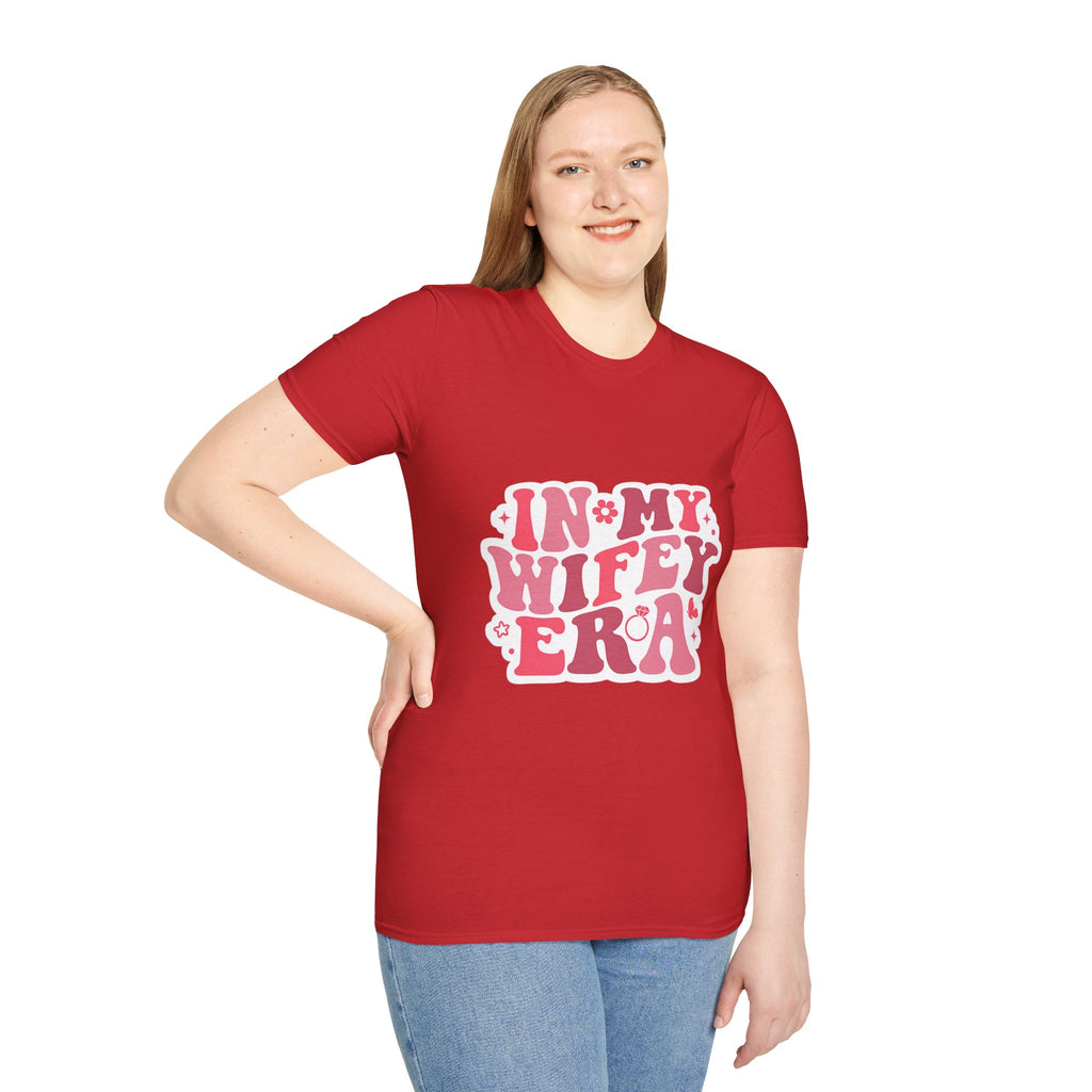 Wifey Era T-Shirt — 'In My Wifey Era' Retro Floral Graphic Tee