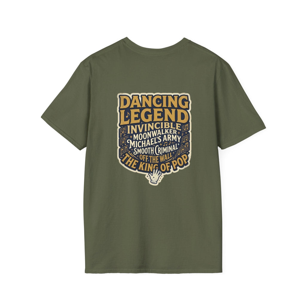 Dancing Legend T-Shirt — "The King of Pop" Retro Michael Tribute.