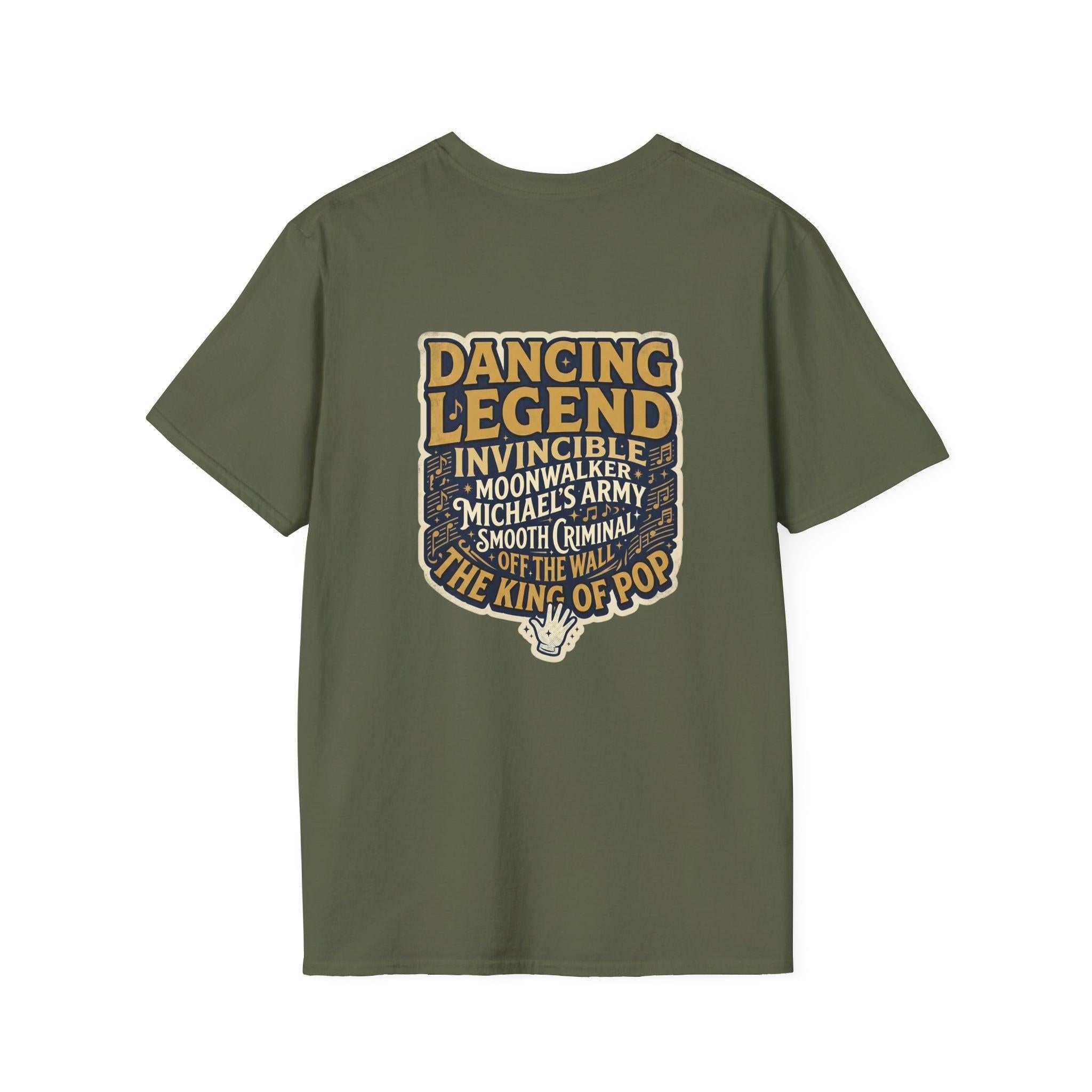 Dancing Legend T-Shirt — "The King of Pop" Retro Michael Tribute.