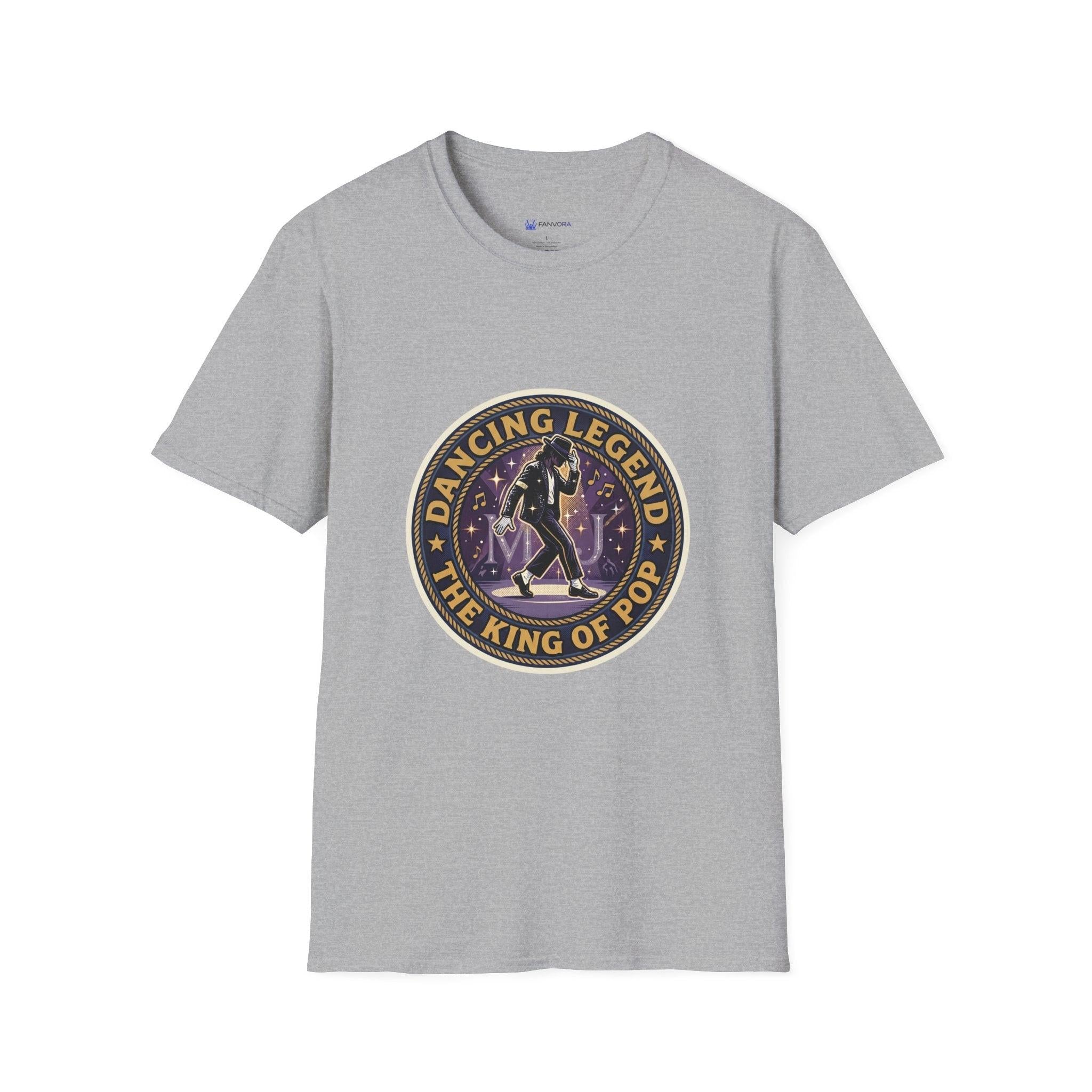Dancing Legend T-Shirt — "The King of Pop" Retro Michael Tribute.