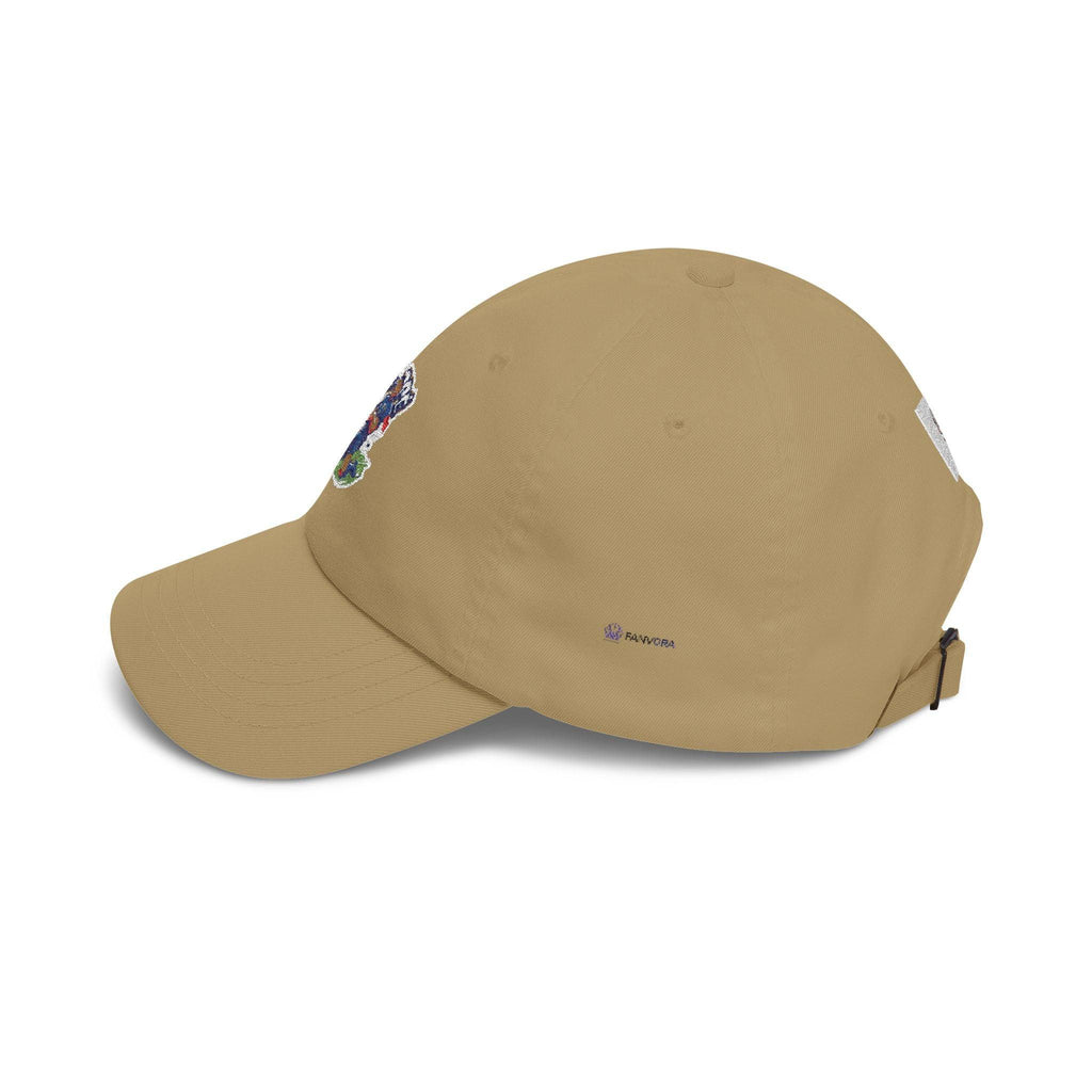 France #10 Rising Star Footballer Fan Cap — Dad Cap with Vintage Bear Graphic.