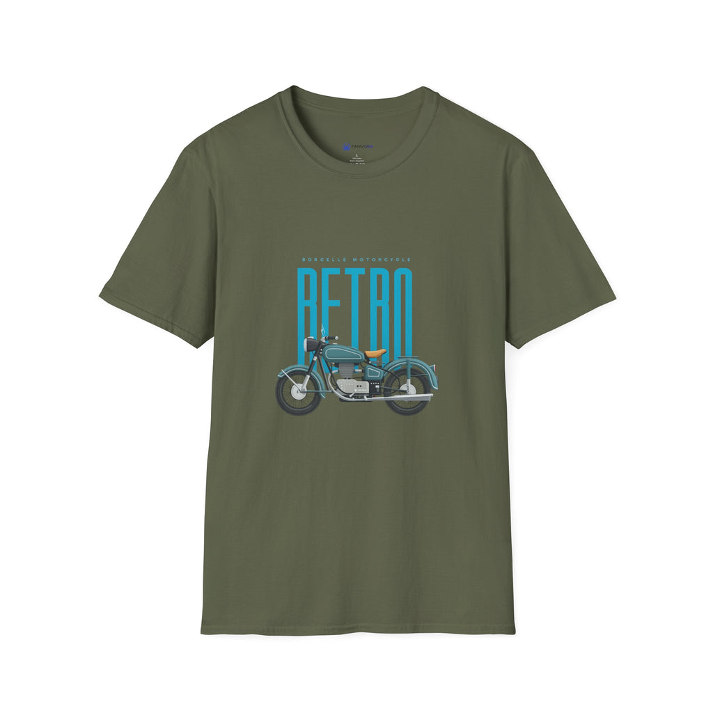 Retro Motorcycle T-Shirt — Vintage Bike Graphic Tee