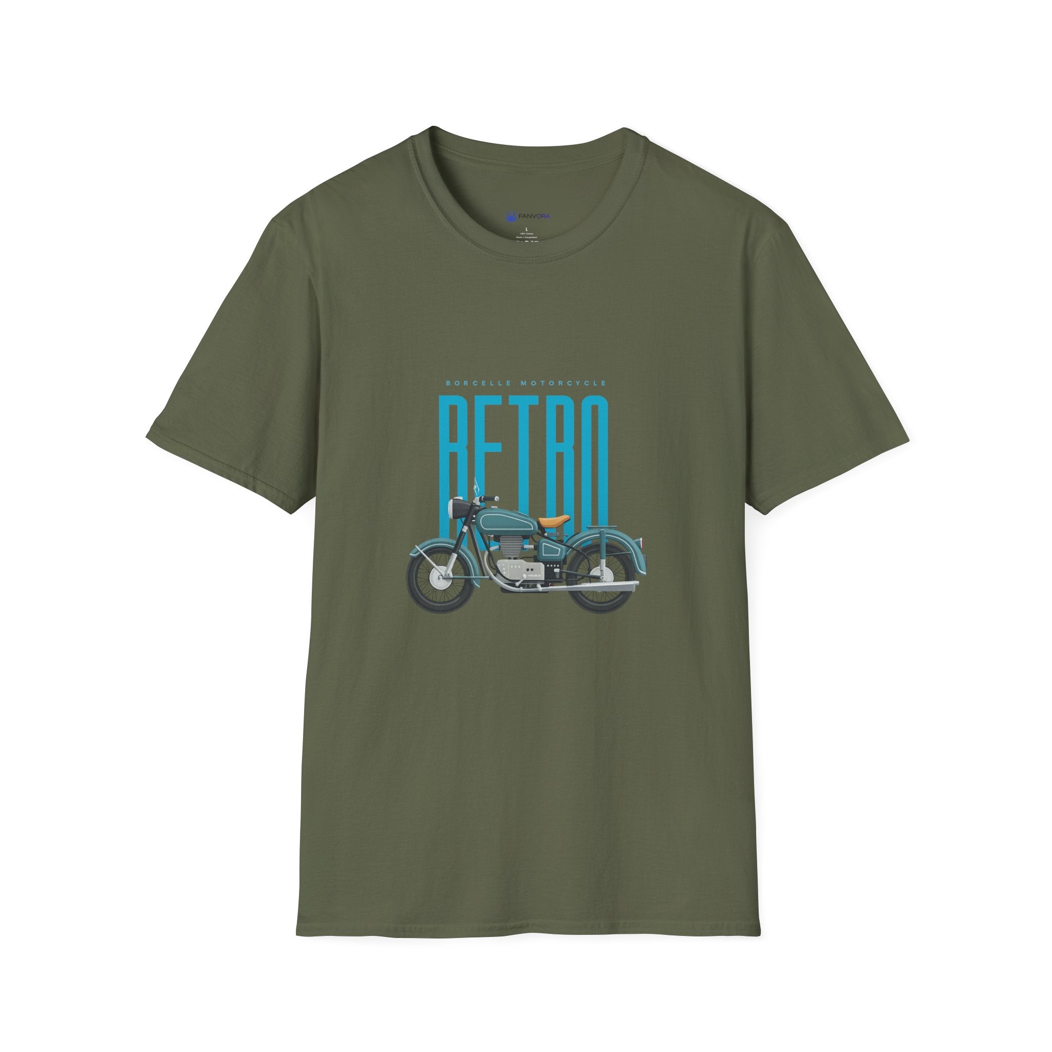 Retro Motorcycle T-Shirt — Vintage Bike Graphic Tee