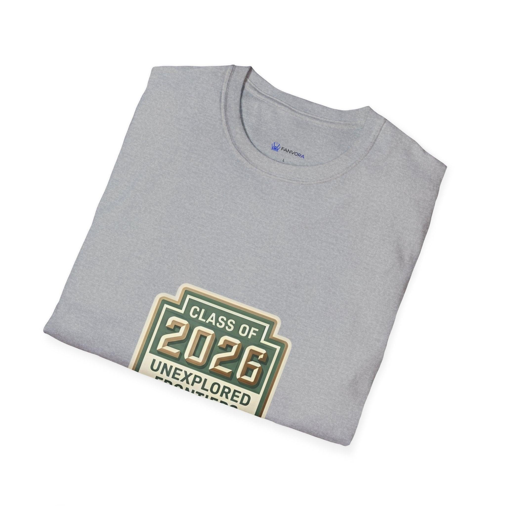 Class of 2026 'Unexplored Frontiers' Graduation T-Shirt.