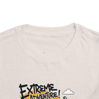 Toddler Tee - "Extreme Adventure 4x4 Off Road" Blue Monster Truck.
