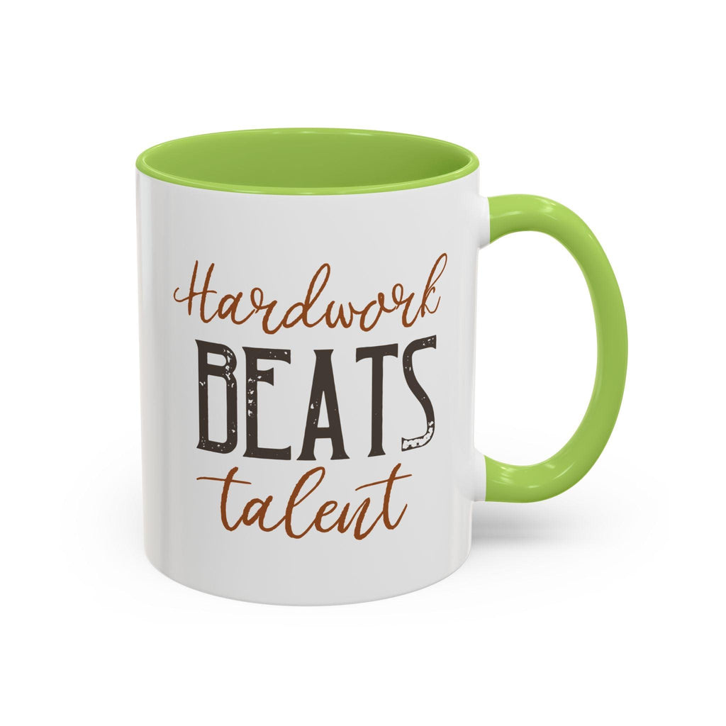 Inspirational "Creativity Never Goes Out of Style" Accent Coffee Mug (Black Handle).