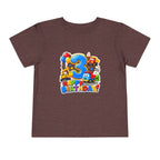 Toddler Birthday Tee — "3" Race Car Happy Birthday Shirt