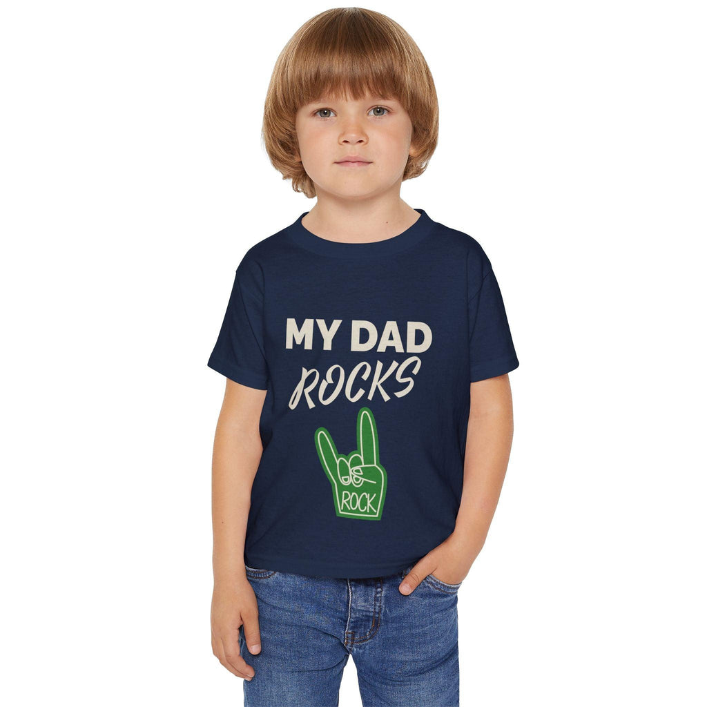 My Dad Rocks toddler t-shirt