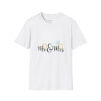 Mr & Mrs Wedding T‑Shirt — Bridal Rings Engagement Tee