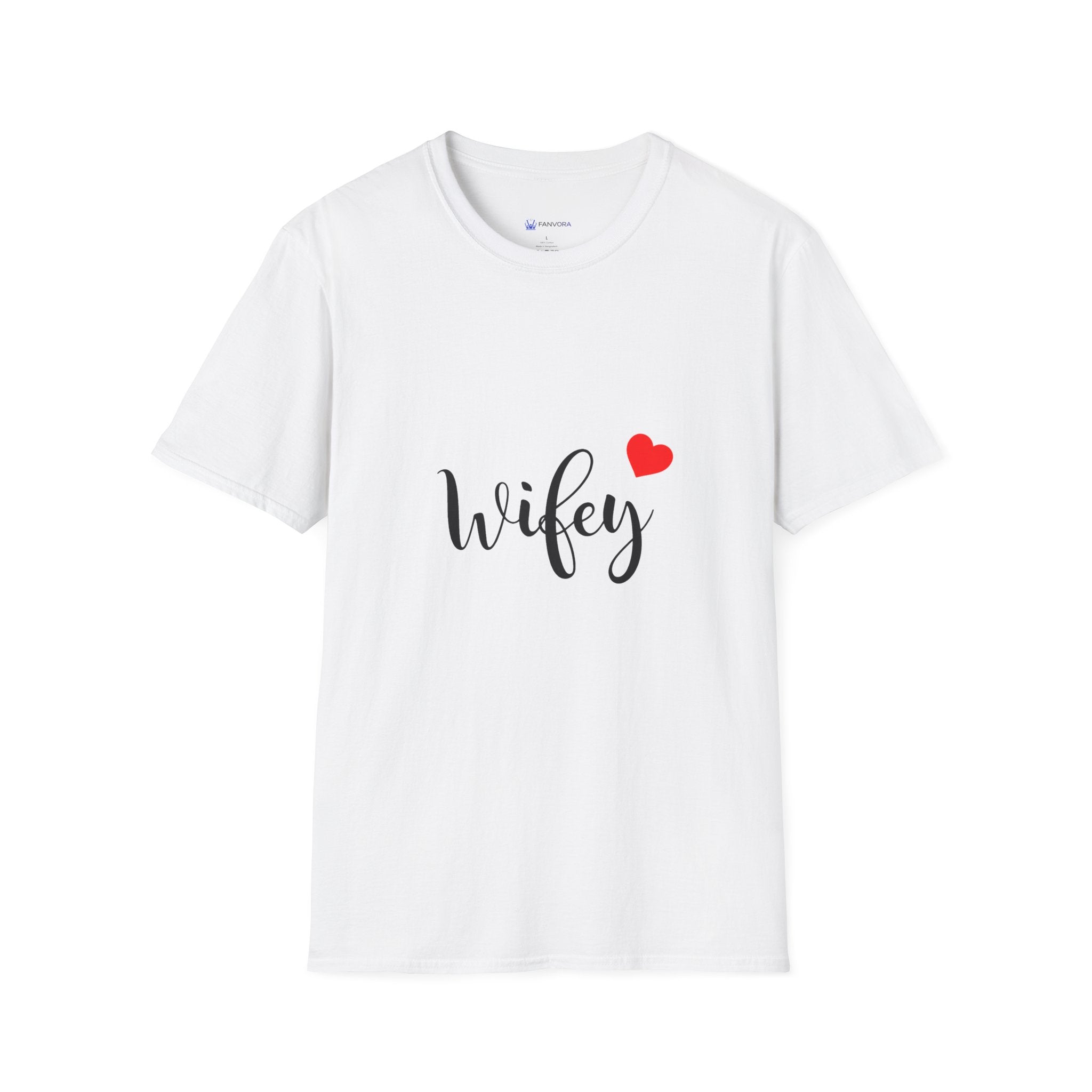 Wifey T-Shirt with Red Heart – Cute Bride & Newlywed Gift Tee