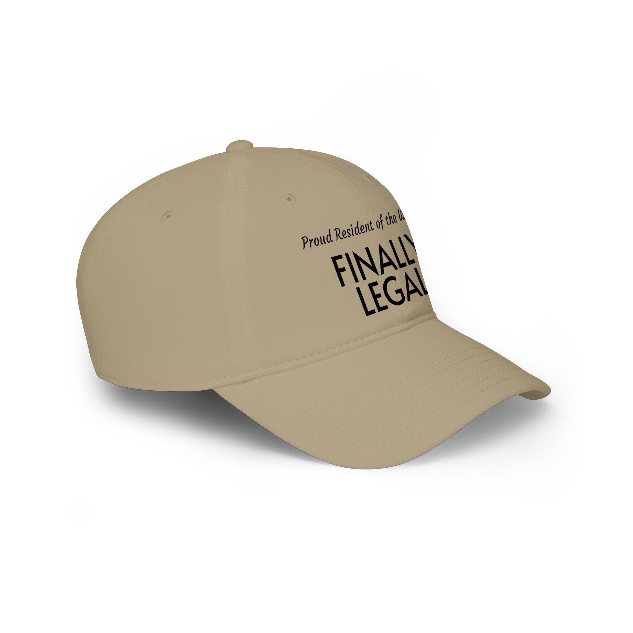 Finally Legal USA embroidered baseball cap