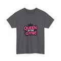 Queen of the Gym T-Shirt — Pink Crown Fitness Tee