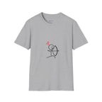Archer Stick Figure T-Shirt — Cute Cupid Arrow Valentine Tee